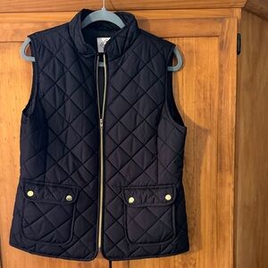 St. John's Bay Black Quilted Vest